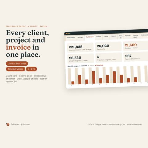 Freelancer Client & Project System by Oddwren